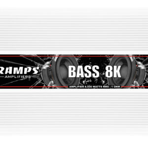 BASS 8K Class D Taramps Amplifier (1 Channel of 8000 Watts RMS)