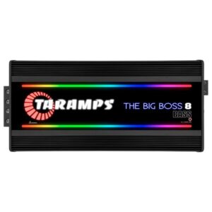 Taramps THE BIG BOSS 8 BASS BLACK 1 Channel 8000 Watts RMS 0.5 ~ 2 Ohms Car Audio Amplifier